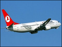 THY uçağı