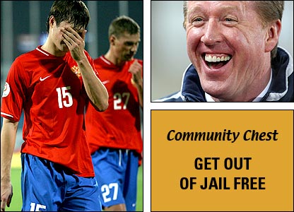 Thất bại của Nga khiến ông McClaren nhận được khẩu hiệu 'Hãy tự do ra tù'