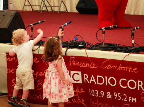 Some avid Teletubby fans