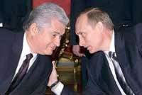 Vladimir Voronin şi Vladimir Putin