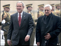 Ông Bush và ông Abbas gặp gỡ tại Tây ngạn sông Jordan