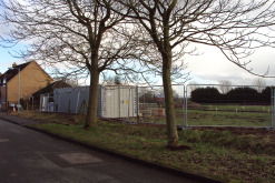 Onslow Road, Newent, Gloucestershire - a site claimed by campaigners as a village green.