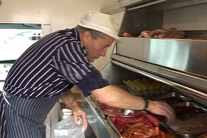 Nick’s mobile butchers shop is feeling the squeeze as fuel costs go up by nearly a third.