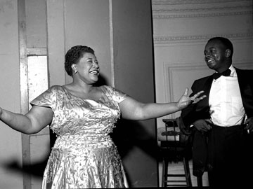 Ella Fiztgerald, picture courtesy of Herman Leonard