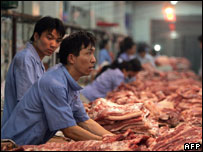 Những người bán thịt ở Bắc Kinh