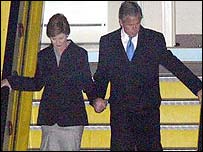 Bush chega à África do Sul