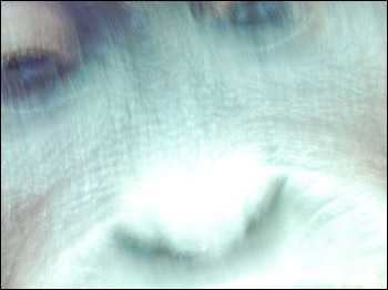 Foto tirada pela orangotango Nonja postada no Facebook (cortesia Zoo de Viena)