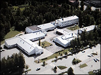 Trường học tại Phần Lan nơi xảy ra vụ nổ súng, ảnh chụp trên cao 