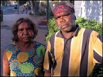 Aboriginal couple.