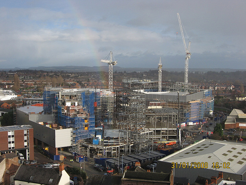 Eagles Meadow and a rainbow