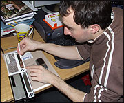 Ben plays the Stylophone