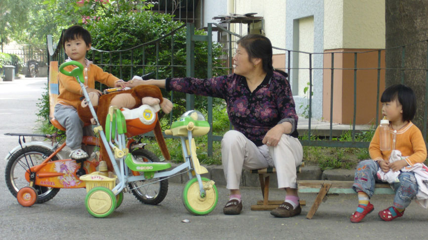 Children playing - Beijing.