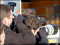 Paparazzi at Gloucester Cathedral