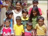 Children living on the camp