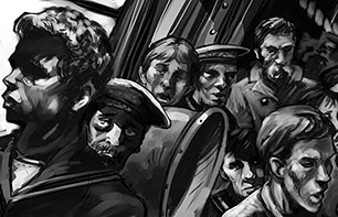 Seòladairean air bòrd an Iolaire