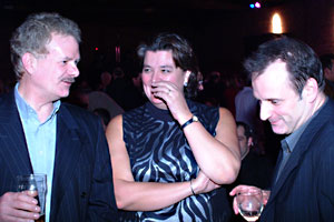 Bernard Wrigley, Lesley Douglas, Mark Radcliffe