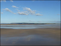 The beach at Westward Ho!