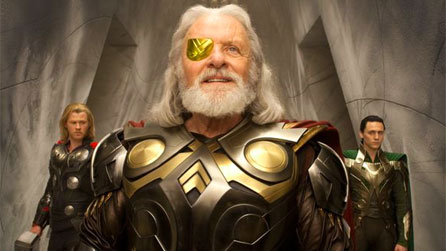 Anthony Hopkins fel Odin