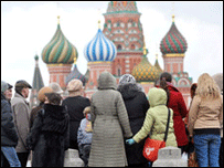 росіяни на Червоній площі