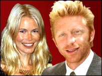Claudia Schiffer e Boris Becker