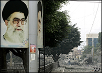 نمايی از مرکز فرماندهی حزب الله در حومه بيروت