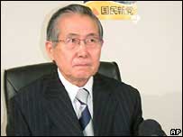 O ex-presidente do Peru Alberto Fujimori