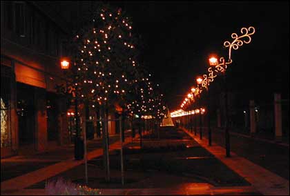 Christmas decorations in Rovigo