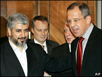 हमास नेताओं के साथ रूसी रक्षा मंत्री