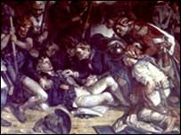 Painting of Nelson's death