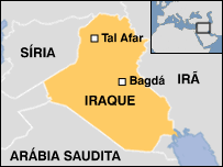 Mapa do Iraque