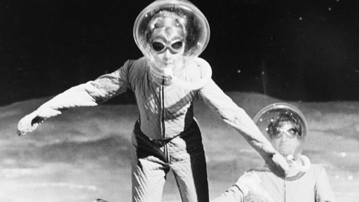 The Doctor watches his companion fly!