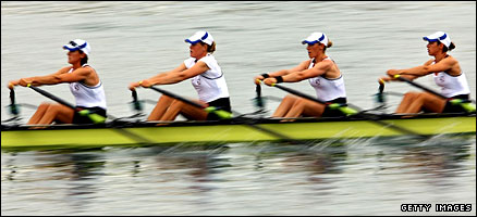 Women's quadruple scull of Grainger, Houghton, Flood and Vernon