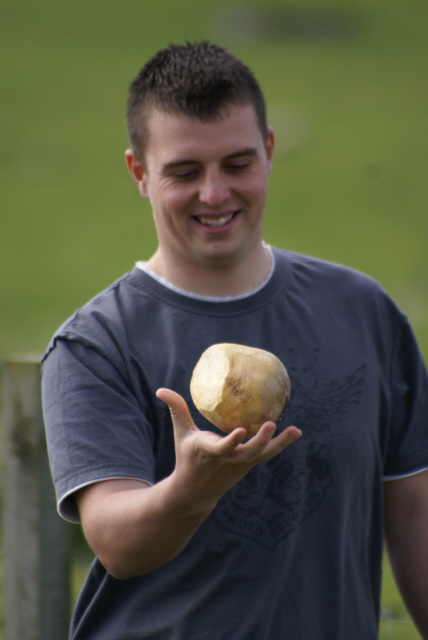 James getting a feel for it