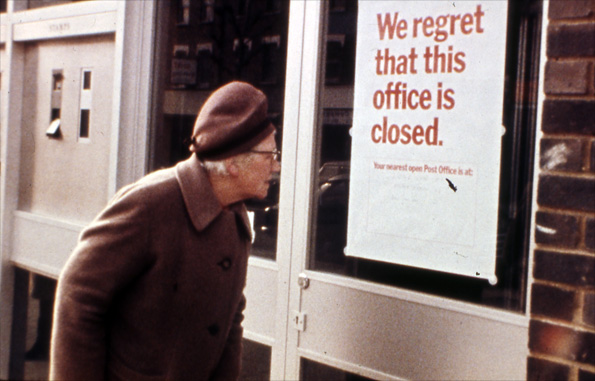 Closed post office