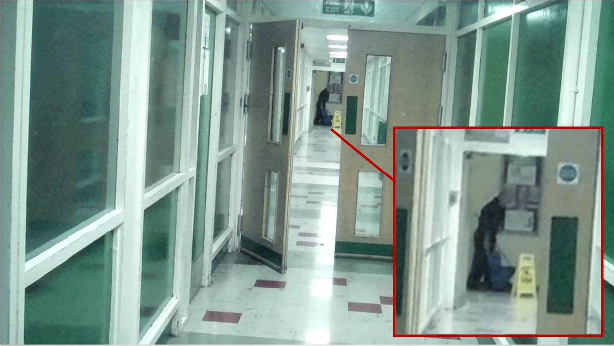 The Janitor in a Video of Christa