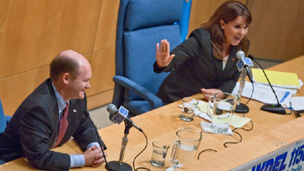 Chris Coons debates with Christine O'Donnell