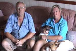 Gordon Meaks and his partner Sue