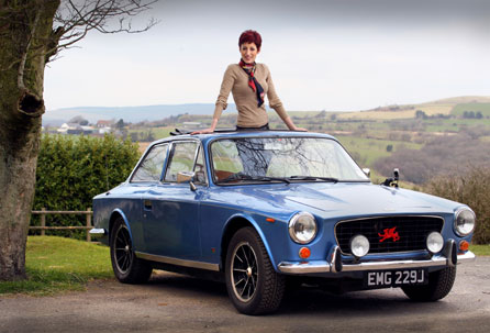 Connie Fisher during filming of Connie's Musical Map of Wales
