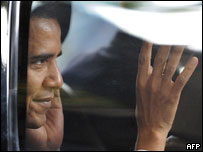 Barack Obama depois de votar