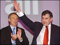 گوردون براون و تونی بلر 