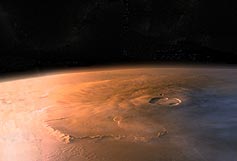 Image: Computer generated image of Mars