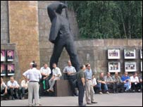 Мітинг біля Нікопольського заводу феросплавів