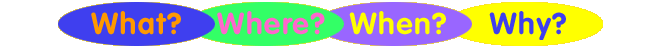 What? Where? When? Why?