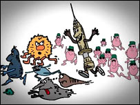 جنگ ويروس و واکسين