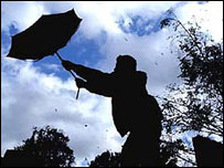 Вітер рве парасольку з рук