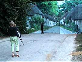 The entrance facade shows a typical Wiltshire village