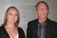 Kate Crockett yn holi Robin Chapman