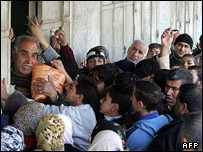 نانوایی در شهر غزه