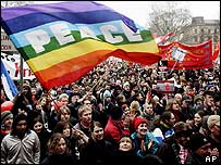 بش مخالف مظاہرہ 