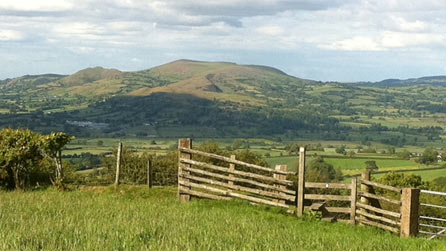 Amazing views over the Shropshire hills